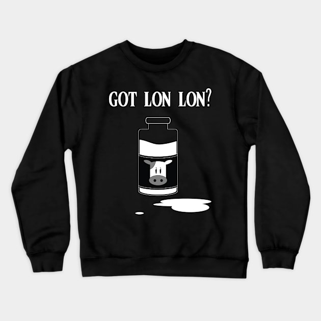 Got Lon Lon? Crewneck Sweatshirt by GrimGate
